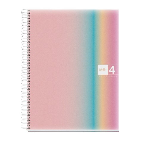 Cahier spirale Notebook Miquelrius Aurora West Bay A4 - petits carreaux - 240 pages