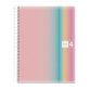 Cahier spirale Notebook Miquelrius Aurora West Bay A4 - petits carreaux - 240 pages