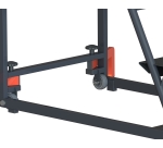 Escabeau roulant étroit 5 marches