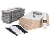 Pack 35 Tabletas Escolares BI-OFFICE – Pizarra Dual A4 | Recurso Educativo 
