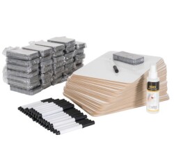 Pack 35 Tabletas Escolares BI-OFFICE – Pizarra Dual A4 | Recurso Educativo 
