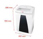 Destructora de documentos HSM SECURIO B32, nivel de seguridad 5, corte en partículas, 11 hojas
