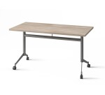 Table rabattable POLLY L.140 x P.70 cm Plateau Orme