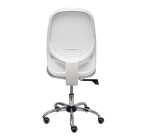 Cilanco blanca tela base cromada ruedas parqué