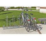 Râtelier 5 vélos avec 4 arceaux pour antivol