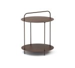 Table extérieure d'appoint VINCOU - café intense