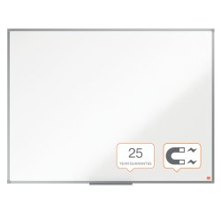 Pizarra NOBO Essence acero vitrificado 1200X900mm, blanco
