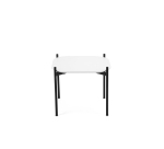 Table basse Meet 50 x 50 cm pied noir