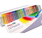 Ceras Pasteles de aceite Oil Pastels Pentel - Caja de 25 surtidas