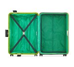 Desely Valise 4 doubles roues 67 cm - Color Block hardside citron
