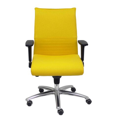 Sillón Albacete confidente tapizado - Amarillo