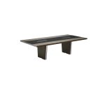 Xennon meeting table L.281 x D.140 cm with leather insert