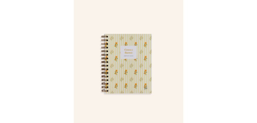 Mini organizador semanal “Crece y florece”