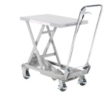 Table élévatrice manuelle aluminium 100 kg