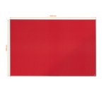 Tablero de anuncios de fieltro Nobo Essence de 1800x1200 mm