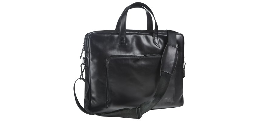 Leder-Laptoptasche mit integrierter Hülle für 17''-Computer