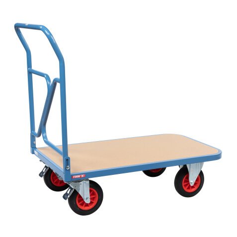 Chariot 400 kg 1000 x 560 mm dossier repliable roues Ø 200
