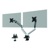 Bras support écran double SELECT PLUS fixation sur table