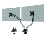 Bras support écran double SELECT PLUS fixation sur table