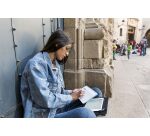 Silver HT Teclado inalambrico color Blanco y Azul
