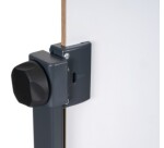 Ace Pizarra volteable movil doble cara magnética con moldura madera roble  - 120x90