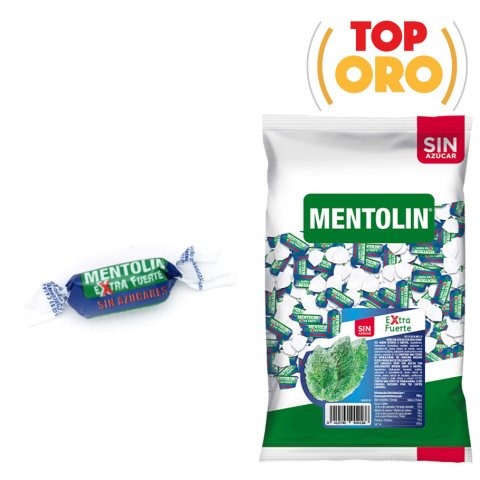 Caramelos Mentolin extra fuerte Sin azúcar - Bolsa 1Kg