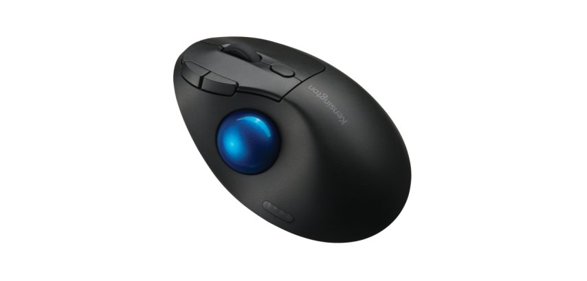 Trackball inalámbrico TB450 ProFit® Ergo Kensington, negro y azul