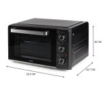 DOMO Four 'Bake and Snack' - 28 L - 1500 W
