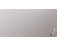 Tableau en verre mat 100x200cm - Warm Grey - Coin Arrondi - Legamaster