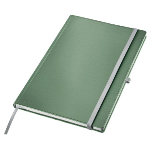 Cuaderno Leitz Style A4 rayado con tapa dura - 100 - Rayas - Verde