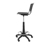 Taburete Robledo PVC negro