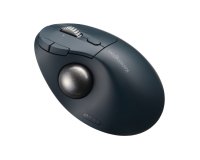 Trackball inalámbrico TB550 ProFit® Ergo Kensington, batería recargable, negro y plata
