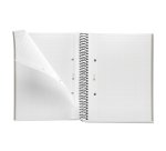 Notebook The Original, Couverture rigide, A5, quadrillage 5x5 mm, 80 feuilles de 1 couleurs, Miquelrius, Grafit.
