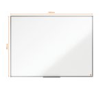 Pizarra magnética de acero Nobo Essence 1200x900mm