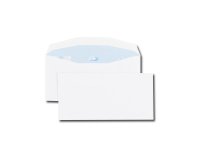 Enveloppe patte trapèze blanches C6/C5 115x229 80 g/m² gommées - Boite de 1000