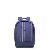 Mochila Securban 1 compatimento protección PC 13,3" Azul rayas Delsey