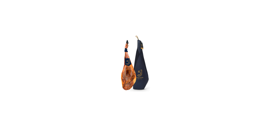 Jamón de Bellota 100% ibérico Etiqueta negra 5J