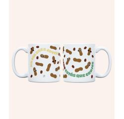 Taza "Un día eres joven y al otro estás que crujes" 350ml, cerámica 
