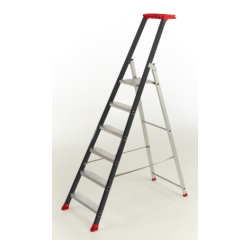 Escabeau professionnel 6 MARCHES "Prolux plus"