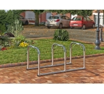 Support vélos en ligne 3 arceaux pour 6 vélos