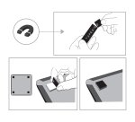 Mini pizarra magnética Nobo con marco de color 216x280 mm