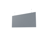 Baffle de plafond acoustique Camille en PET 12 mm- L 140 cm - fixation réglable