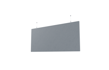 Baffle de plafond acoustique Camille en PET 12 mm- L 140 cm - fixation réglable