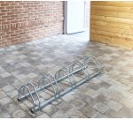 Râtelier 5 vélos  Finition galvanisé à chaude ep 70 microns