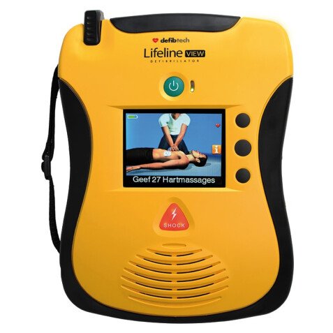 Pack Defibtech Lifeline view : Defibrillator DEA NL/FR with carrying case and wall cabinet