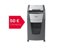 Destructeur automatique et manuel - Optimum Auto+ 225X - coupe croisée P4 - 225 feuilles - Rexel