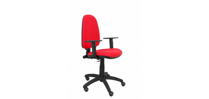 Silla de oficina Ayna brazos regulables ruedas parquet tapizado
