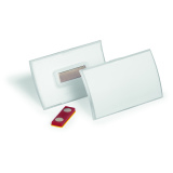 Porte-badge CLICK FOLD avec aimant 54x90 mm - Boîte de 10
