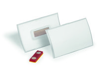 Porte-badge CLICK FOLD avec aimant 54x90 mm - Boîte de 10
