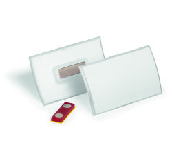 Porte-badge CLICK FOLD avec aimant 54x90 mm - Boîte de 10